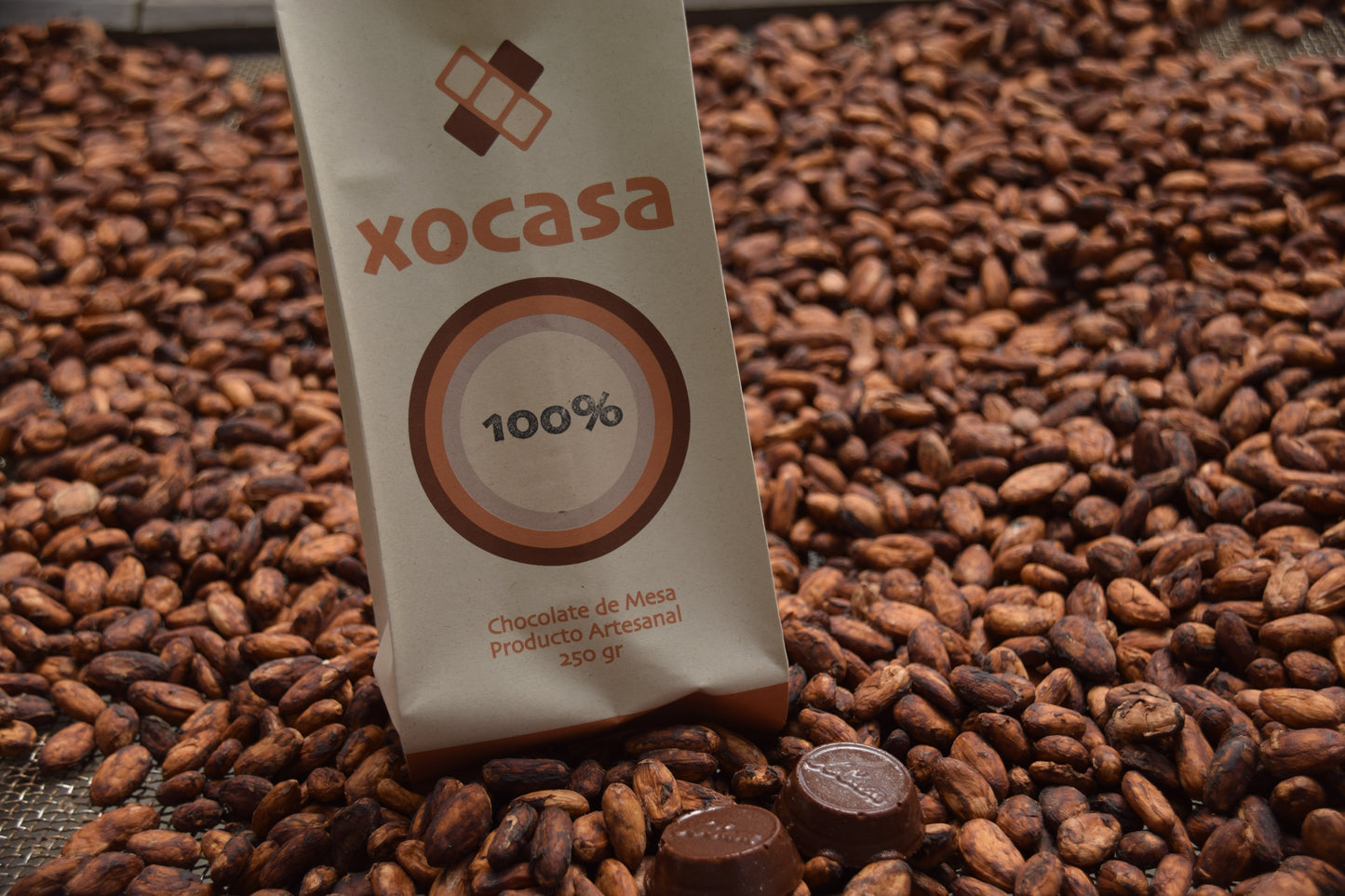 100% - 250 gr Chocolate de Mesa