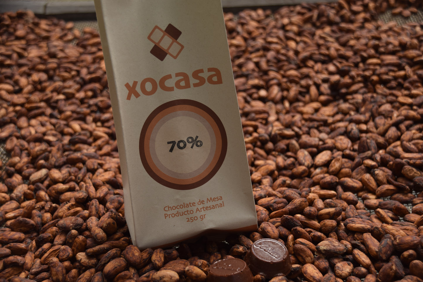 70% - 250 gr Chocolate de Mesa